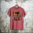 Geometric History Educated Women Reading Book Melanin Men's Comfort Colors T-Shirt Crimson