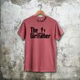 The Girl Father Dad Of Girls Daddy Daughter Men's Comfort Colors T-Shirt Crimson
