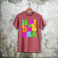 In My Glowing Dad Era Groovy Colorful Bright Men's Comfort Colors T-Shirt Crimson