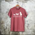 Golden Retriever Mom Dad Puppy Dog Owner Dog Lover Men's Comfort Colors T-Shirt Crimson