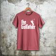 The GolfFather Golf Father God Father Dad Golfer Men's Comfort Colors T-Shirt Crimson