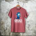 Grad Class Of 2025 Boys Shark Graduation Graduated Men's Comfort Colors T-Shirt Crimson