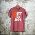 Graduate Senior Class Of 2024 Basketball Player Graduation Men's Comfort Colors T-Shirt Crimson