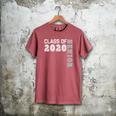 Graduation 2020 Class Of 2020 Senior Men's Comfort Colors T-Shirt Crimson