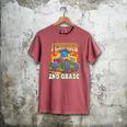 Graduation 2nd Grade Monster Truck Boys I Crushed Grad Men's Comfort Colors T-Shirt Crimson