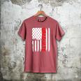 Graduation High School College Flag Graduate T Shirt 2018 Men's Comfort Colors T-Shirt Crimson