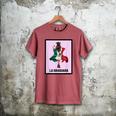 Graduation Latina Educated La Graduada Mexican Bingo Card Men's Comfort Colors T-Shirt Crimson