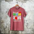 Graduation Proud Mom Of 2025 Kindergarten Graduate Men's Comfort Colors T-Shirt Crimson