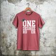 Graduation Shirts 2021 2022 One Degree Hotter Graduate Men's Comfort Colors T-Shirt Crimson