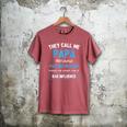 Grandpa Papa Partner In Crime Dad Men's Comfort Colors T-Shirt Crimson