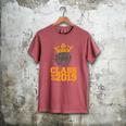 High School King Graduation Shirt Class Of 2019 Seniors Men's Comfort Colors T-Shirt Crimson