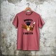 Hoot I Did It Grad Owl Holding Graduation Diploma Congrats Men's Comfort Colors T-Shirt Crimson