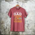 I'm A Dad Grandpa And A Vietnam Veteran US Army Vet Men's Comfort Colors T-Shirt Crimson