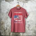 I'm Dad Pepaw Veteran Nothing Scares Me Father's Day Men's Comfort Colors T-Shirt Crimson