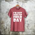 I'm Just Here For Field Day For Graduation 2018 T-Shirt Men's Comfort Colors T-Shirt Crimson