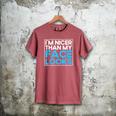 I'm Nicer Than My Face Looks Shy People Introverts Men's Comfort Colors T-Shirt Crimson