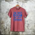 I'm Not Quite I'm Overthinking Introvert Quote Men's Comfort Colors T-Shirt Crimson I'm Not Quite I'm Overthinking Introvert Quote Men's Comfort Colors T-Shirt Crimson
