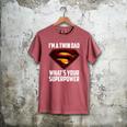 I'm A Twin DAD-What's Your Superpower Men's Comfort Colors T-Shirt Crimson I'm A Twin DAD-What's Your Superpower Men's Comfort Colors T-Shirt Crimson