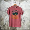 Introvert Camping Social Battery Recharging In The Woods Men's Comfort Colors T-Shirt Crimson