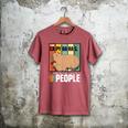 Introvert Capybara Rodent Animal Lover Antisocial Retro Men's Comfort Colors T-Shirt Crimson