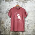 Introvert Cat With Coffee On Computer Antisocial Emo Goth Men's Comfort Colors T-Shirt Crimson