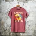 Im An Introvert Unless You Talk About Cellos Men's Comfort Colors T-Shirt Crimson