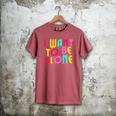 Introvert I Want To Be Alone Retro Wavy Men's Comfort Colors T-Shirt Crimson