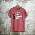 JD ESQ Law Graduate Fact I’m a Lawyer Now Graduation Men's Comfort Colors T-Shirt Crimson