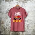 I Just Crushed Kindergarten Monster Graduation Shirt Men's Comfort Colors T-Shirt Crimson