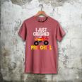 I Just Crushed Preschool Monster Graduation Pre-K Shirt Men's Comfort Colors T-Shirt Crimson