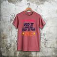 Kids My Mommy Did It Graduation Mom Graduate Men's Comfort Colors T-Shirt Crimson