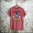 Kindergarten Level Complete Graduation Class 2023 Gamer Kids Men's Comfort Colors T-Shirt Crimson