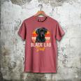 Lab Dad Retro Black Labrador Owner Men's Comfort Colors T-Shirt Crimson