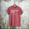 Lacrosse Quote Definition Men Dad Men's Comfort Colors T-Shirt Crimson