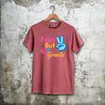 Last Day Of School Peace Out Grade 4 Graduation Kids Men's Comfort Colors T-Shirt Crimson