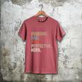 Legend Husband Dad Papa Protector Hero For Dad Men's Comfort Colors T-Shirt Crimson