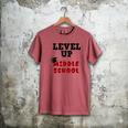 Level Up Middle School 5th Grade Graduation Men's Comfort Colors T-Shirt Crimson