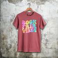 Library Book Fair Vibe Tie Dye School Reading Nostalgic Men's Comfort Colors T-Shirt Crimson