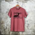 Loon Bird Pun Leave Me A Loon Nature For Introverts Men's Comfort Colors T-Shirt Crimson
