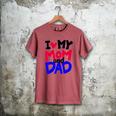 I Love My Mom And Dad Idea Shirt Men's Comfort Colors T-Shirt Crimson I Love My Mom And Dad Idea Shirt Men's Comfort Colors T-Shirt Crimson