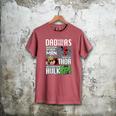 Marvel Father's Day Spider-Man Thor Hulk Dad Attributes Men's Comfort Colors T-Shirt Crimson