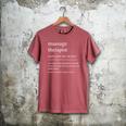 Massage Therapist Definition Women Mom Dad Men's Comfort Colors T-Shirt Crimson Massage Therapist Definition Women Mom Dad Men's Comfort Colors T-Shirt Crimson