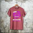 In My Memory Of My Sister PANCREATIC CANCER AWARENESS Men's Comfort Colors T-Shirt Crimson In My Memory Of My Sister PANCREATIC CANCER AWARENESS Men's Comfort Colors T-Shirt Crimson