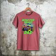 Monster Truck Dad Family Matching Birthday Party Fathers Day Men's Comfort Colors T-Shirt Crimson