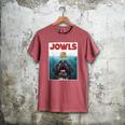 Newfoundland Dog Newfie Lab Jowls Burger Dog Mom Dad Men's Comfort Colors T-Shirt Crimson