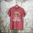 i Have No Shelf Control Book Lovers Book Reading Library Men's Comfort Colors T-Shirt Crimson