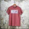 Nurse Glitch Aesthetic Graduation Nurse Glitch Graphic Art Men's Comfort Colors T-Shirt Crimson