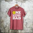 One Happy Dude Dad 1st Birthday Family Matching Men's Comfort Colors T-Shirt Crimson