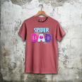 Parents Mom Spider Dad Matching Family Birthday Men's Comfort Colors T-Shirt Crimson