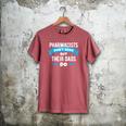Pharmacy Graduation Pharmacist Pharmd Parent Grad Dad Brag Men's Comfort Colors T-Shirt Crimson